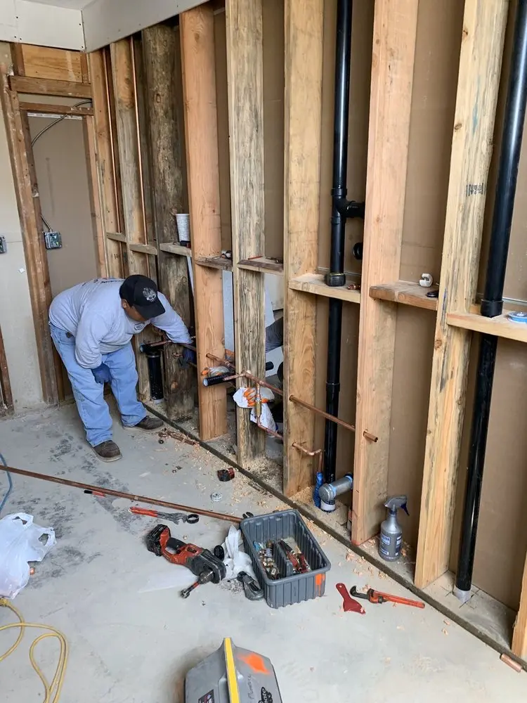 Commercial rough-in plumbing for Water Heater Replacement in Port Republic